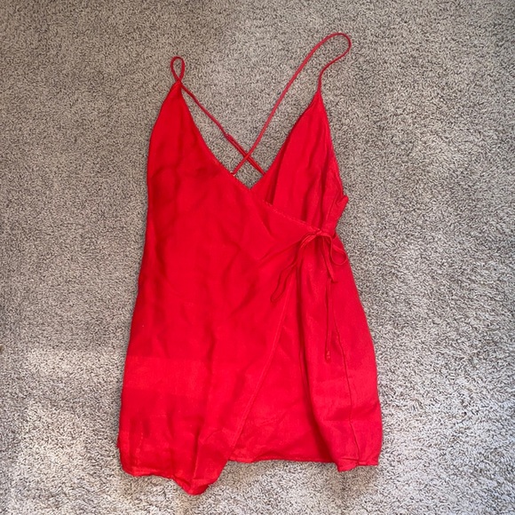 Red mini dress - Picture 1 of 2